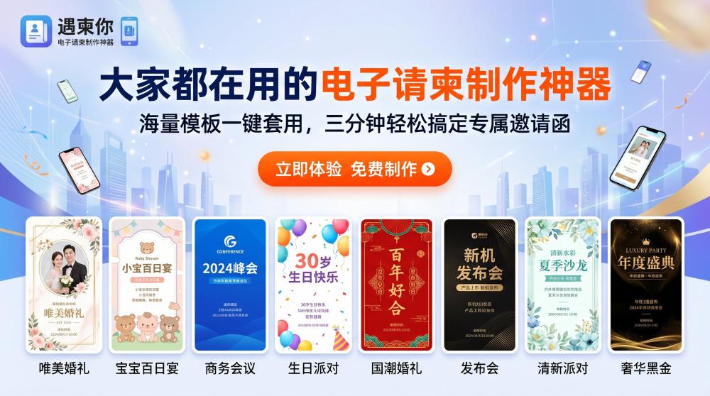 幼儿园家长会不用挨个私聊！电子请柬一键群发，幼师零耗时